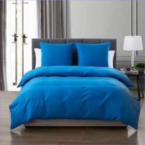 housse de couette bleu roi