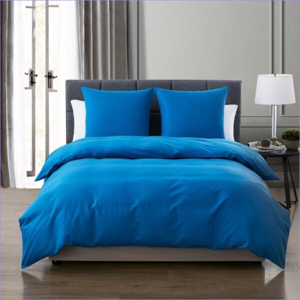 housse de couette bleu roi