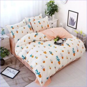 housse de couette cactus en pot