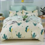 housse de couette design cactus