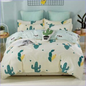 housse de couette design cactus