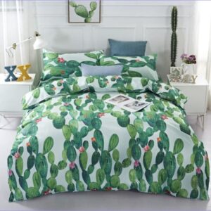 housse de couette cactus verdoyant