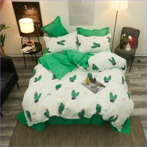 Housse de Couette Cactus Vert design