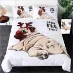 housse de couette carlin de noel