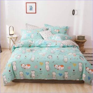 Housse de couette chat 220x240