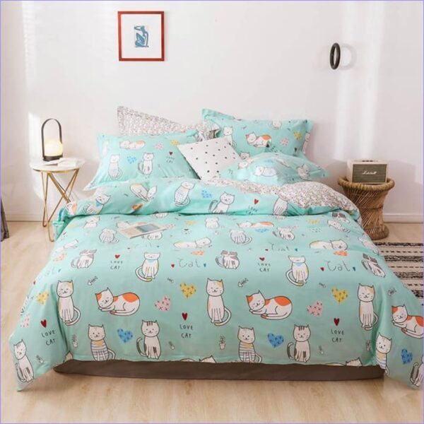 Housse de couette chat 220x240