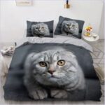 housse de couette chat American Shorthair