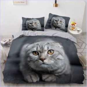 housse de couette chat American Shorthair