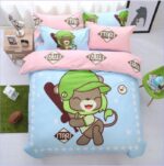 housse de couette chat baseball