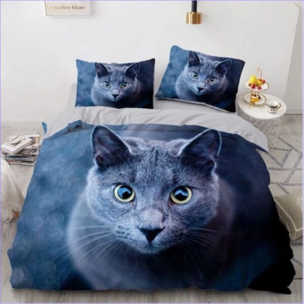 Housse de Couette Chat Chasseur