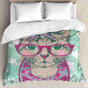 housse de couette chat citadin