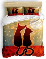 décoration chambre feline coucher de soleil