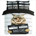 housse de couette chat coupable