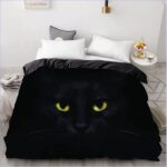 housse de couette chat dans l'ombre