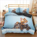 Housse de Couette Chat Léopard