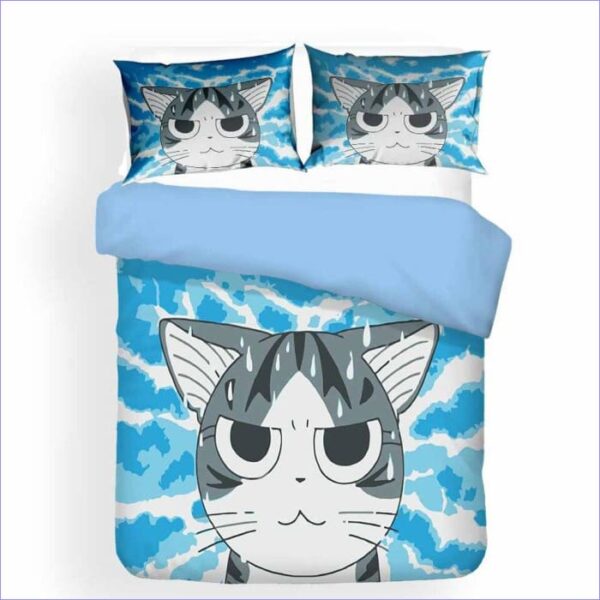 Housse de couette Chat Manga garçon