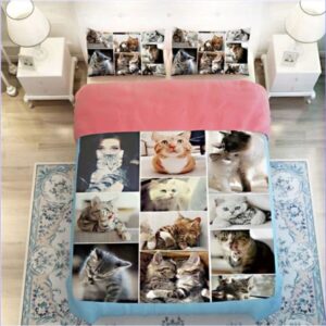 Housse de Couette Chat méli mélo