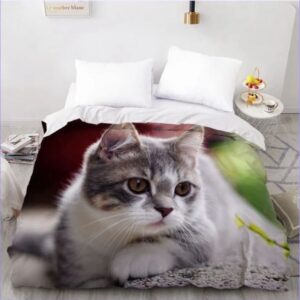 housse de couette chat mignon