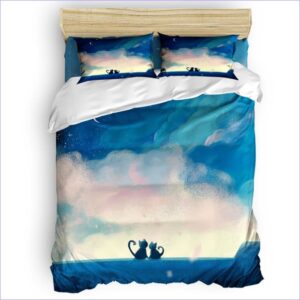 Housse de Couette Chat Moment précieux