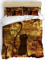 housse de couette chat mystère