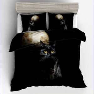 Housse de Couette Chat noir
