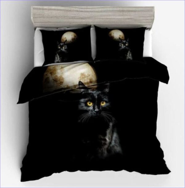 Housse de Couette Chat noir