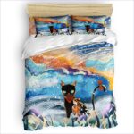 housse de couette chat félin