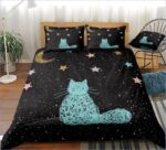 housse de couette chat rêveur