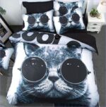 housse de couette chat stylée
