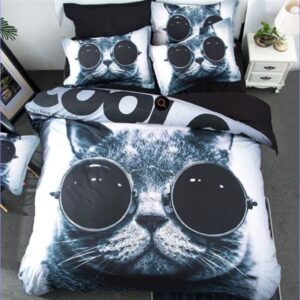 housse de couette chat stylée