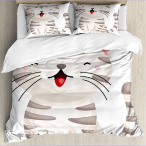 Housse de Couette Chaton heureux mignon