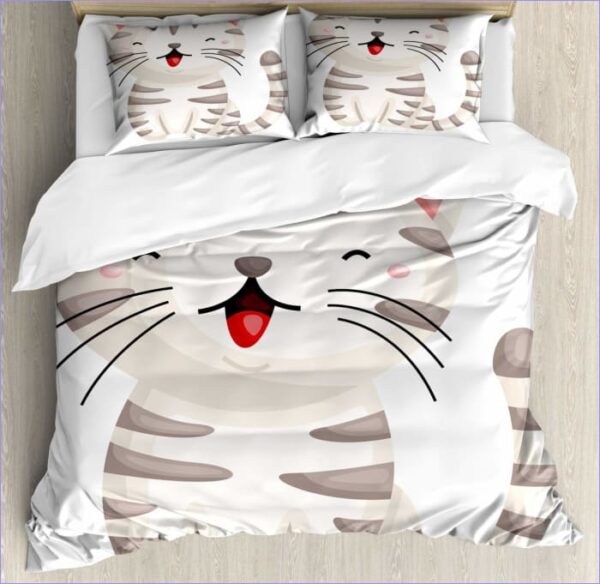 Housse de Couette Chaton heureux mignon
