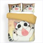 housse de couette chaton manga lèchouilles