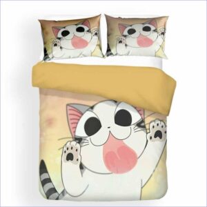 housse de couette chaton manga lèchouilles