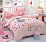 Parure de lit Chaton Rose