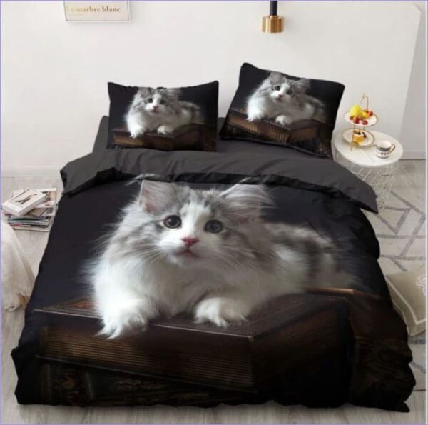housse de couette chat mignon