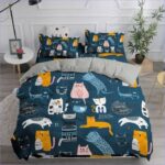 Housse de Couette Chats colorés