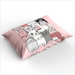 housse lits avec chats