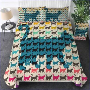 housse de couette chats en folie
