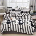 détail de la Housse de Couette Chats in Love