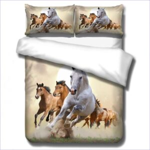 housse de couette cheval 140x200