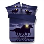 housse de couette cheval balade romantique