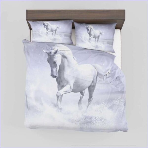 housse de couette cheval blanc