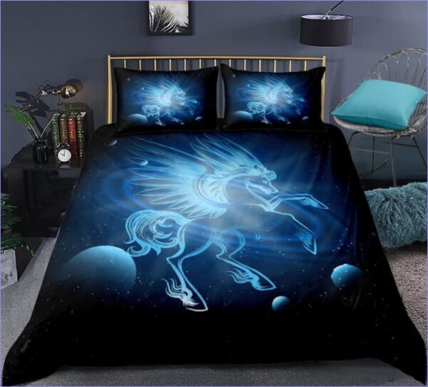 housse de couette cheval constellation