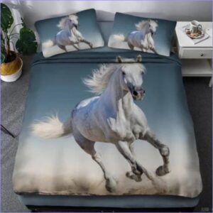 housse de couette cheval de camargue