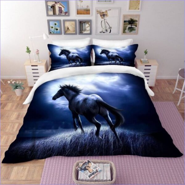 housse de couette cheval de nuit