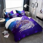 dessin cheval violet