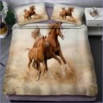 housse de couette cheval jument et poulain