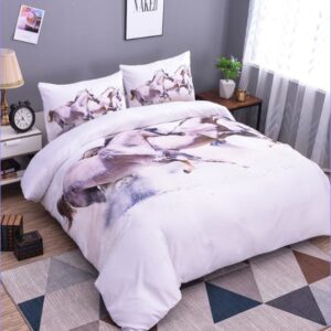 housse de couette cheval élégante