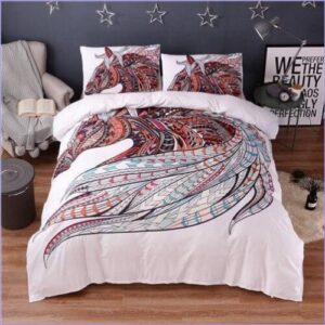 housse de couette cheval mandala